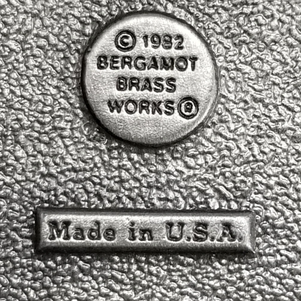 1982 US‎ Marines Belt Buckle Iwo Jima Bergamot Brass Works The Few The Proud USA